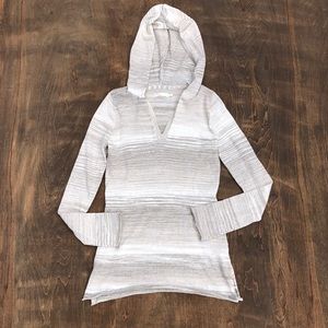 Prana Gemma hoodie tunic Cream Ivory Large